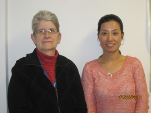 Mei Hui and her tutor, Susan Liddell, at Mei's Citizenship Ceremony