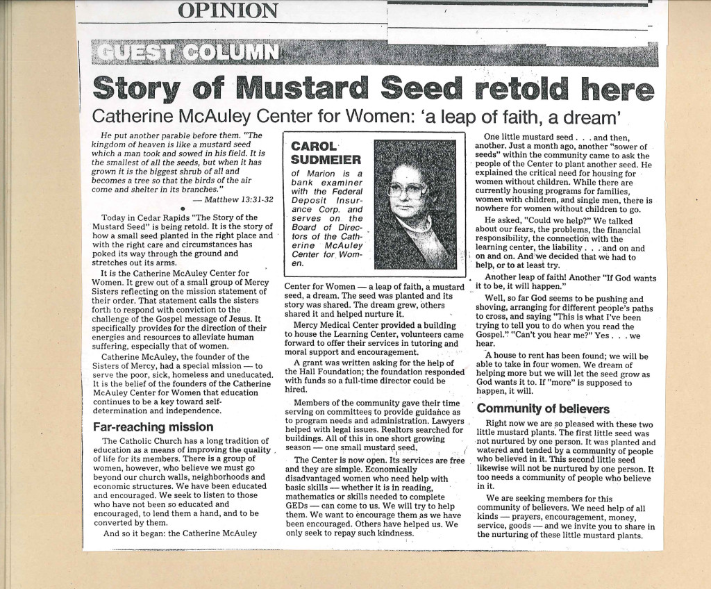 The Story of the Mustard Seed Told Here