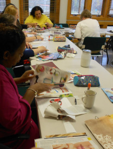 Women in the Transitional Housing Program heal and learn through hands-on projects.