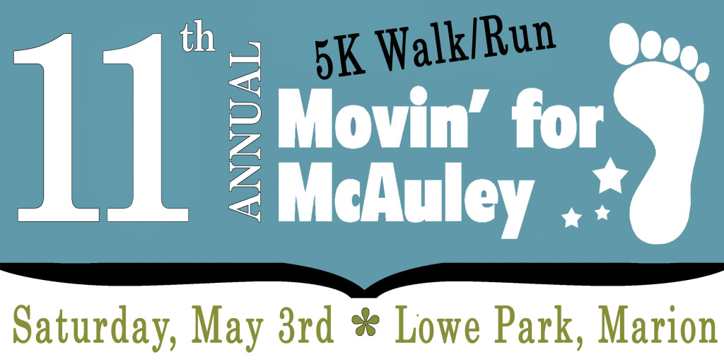 11th Annual Movin' for McAuley 5K Walk/Run