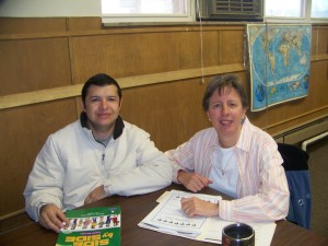 Sher with her CMC student, 2010